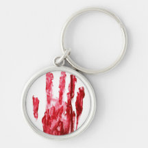 Bloody murder keychain