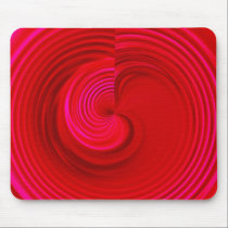 Bloody red Heart Ripple mousepads