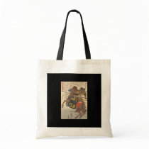 Bloody Samurai in Full Armour on a Horse c.1848 Canvas Bag