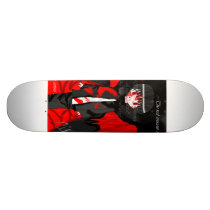 Bloody vampire custom skateboard