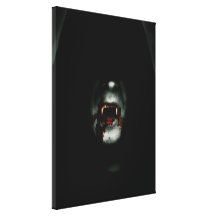 Bloody Vampire Stretched Canvas Print