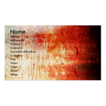Bloody Wall/Art Print Business Card