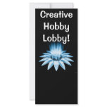 Bloom In Blue - Rack Card - Costumer Designes