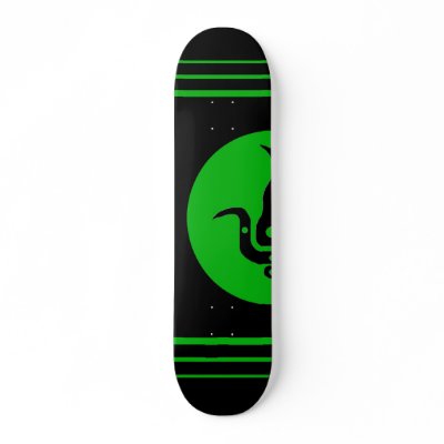 bloomhalfcircle skate board deck by spaugy13