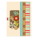 Blooming Birthday Gift Tag Business Card Template