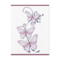 Blooming Butterflies Postcard
