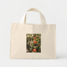 Blooming Cactus Trio Tote Bags