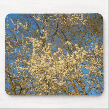 Blooming cherry tree Mousepad - Customized