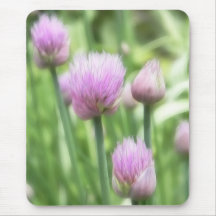 Blooming Chives Mouse Pad