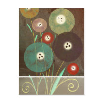 Blooming colourful Landscape Postcard