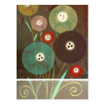 Blooming colourful Landscape Postcard