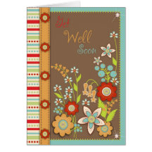 Blooming Get Well Soon Card