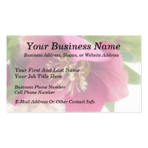 Blooming Hellebore Flower Business Card