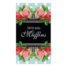 Blooming Roses Contemporary Business Card