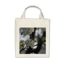 Blooming Tree Green Bag