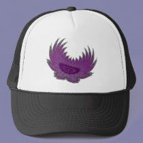 Blooming Wings purple hats