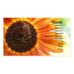 Blooming Yellow Sunflower Business Card