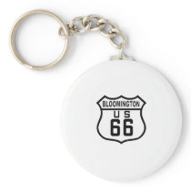 Bloomington, Illinois Route 66 keychains