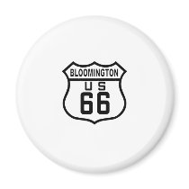 Bloomington, Illinois Route 66 magnets