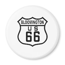 Bloomington, Illinois Route 66 magnets