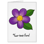 Blossom 09 - Royal Purple Greeting Card