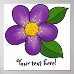 Blossom 09 - Royal Purple Posters