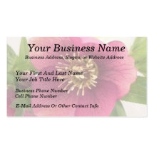 Blossom - Hellebore Close Up Business Card