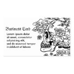 Blossom Skull Business Cards