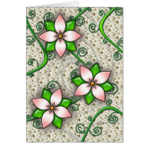 Blossom (Small White Flower) Card