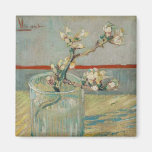 Blossoming Almond Branch by Vincent van Gogh Magnet