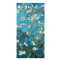 Blossoming Almond Tree, Vincent van Gogh. Personalized Photo Card