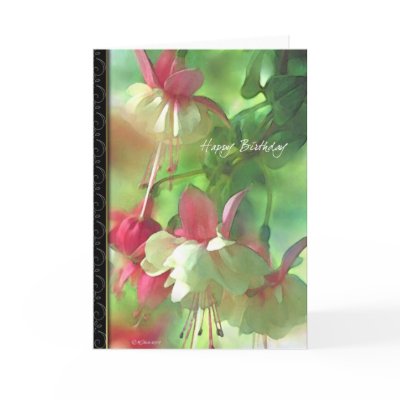 Blossoms floral Birthday card by William63