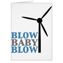 blow baby blow (wind energy) card