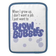 Blow Bubbles iPad Sleeve