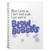 Blow Bubbles notebook