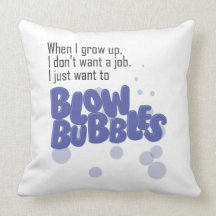 Blow Bubbles Pillows