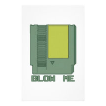 Blow Me Cartridge Custom Stationery