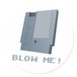 Blow Me! Round Stickers