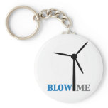 blow me wind turbine keychains