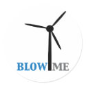 blow me wind turbine stickers