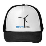 blow me wind turbine trucker hats