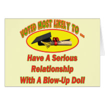 Blow-Up Doll Relationship Greeting Card