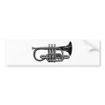Blow your Horn: Imperial Cornet Musical Instrument Bumper Stickers