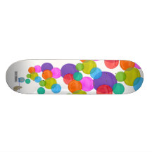 Blowing Bubbles (Rainbow) Skate Boards