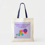 Blowing Bubbles (Rainbow) Tote Bag