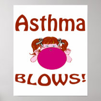 Blows Asthma Poster