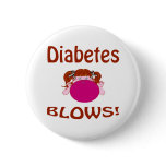 Blows Diabetes Button