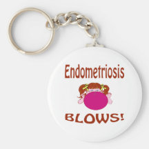 Blows Endometriosis Keychain