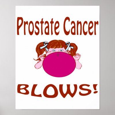 Blows Prostate Cancer Poster by causeican