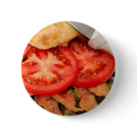 BLT On A Ciabatta Roll Pinback Button